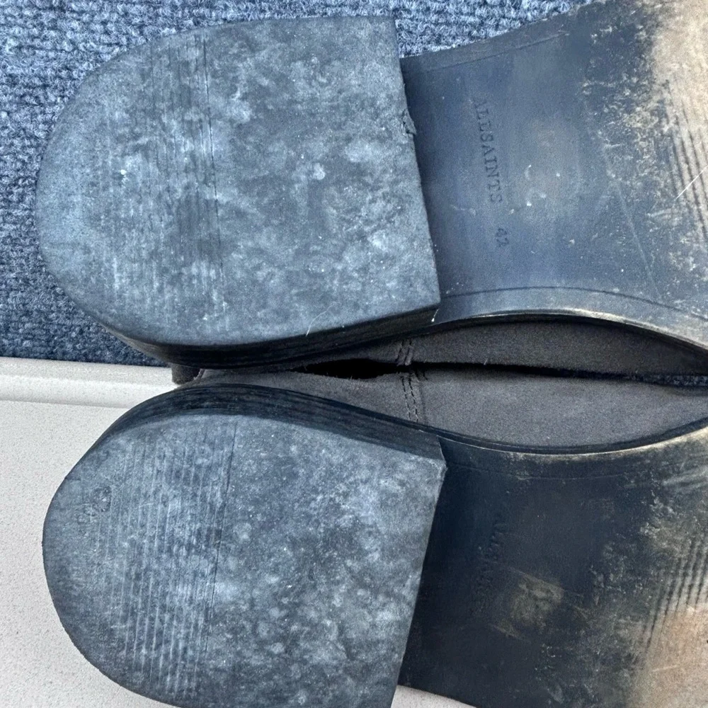 ALLSAINTS Mens Chelsea Boot Gray Men's 42 US 9